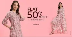 Flat 50% OFF Exclusively Online At Shree - She is Special - 1