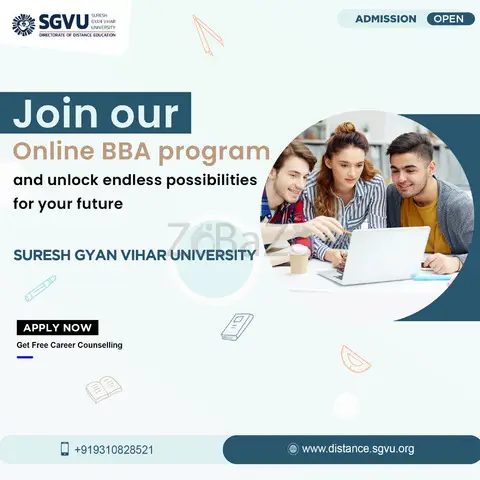 "Boost Your Career with BBA Admissions: Get Ahead in Business | SGVU - 1