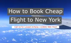 Best Deals For Book Flight To New York
