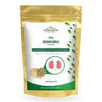 100% Pure Gokhru Powder For Kidney Stones And Urinary Tract Infections - 1