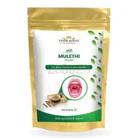 100% Pure Mulethi Powder – Ayurvedic Herb For Cold, Cough & Throat Relief - 1