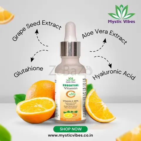 Get Acne-Free Skin with the Best Vitamin C Serum from Mystic Vibes - 1