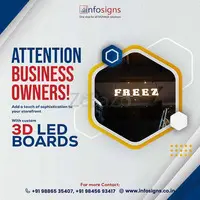 3D sign boards manufacturer company in Bangalore - 1