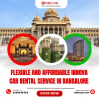 Explore Bangalore City at Your Own Pace with Chiku Cab's Innova Car for Rent in Banglore.