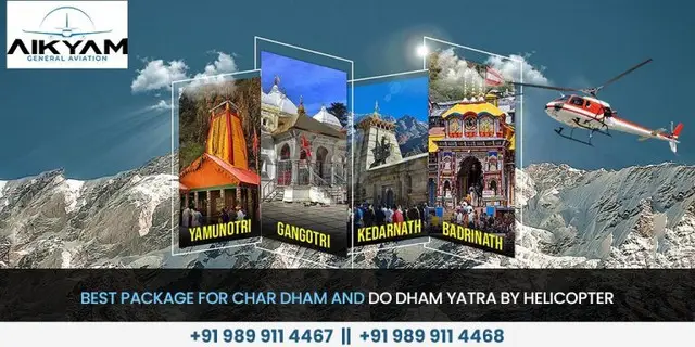 Best Do Dham yatra by helicopter with Aikyamaviation - 1