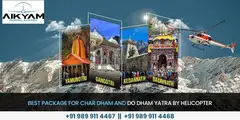 Best Do Dham yatra by helicopter with Aikyamaviation