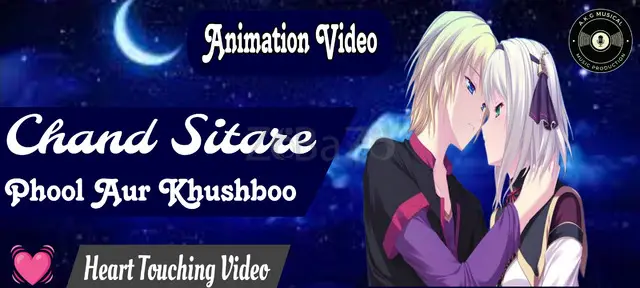 Chand Sitare Phool Aur Khushboo Animation Video |  Animated Video Song Hindi | AkgMusical - 1/1