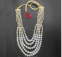 Buy 5 Layer Double Coated Natural Pearl Mala in Lucknow