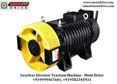 Gearless Elevator Traction Machine Manufacturer in Delhi - Mont Drive