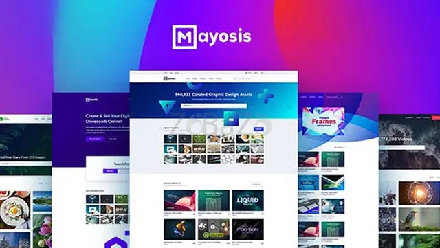 Mayosis Digital Marketplace Theme – WordPress GPL & Updates - 1