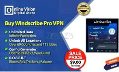 Unleash the Web with Windscribe Pro VPN: Secure, Private, Unlimited (Limited-Time Offer!) - 1