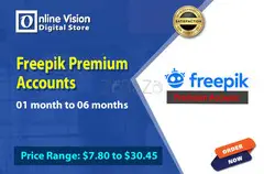Unlock High-Quality Design Assets - Freepik Premium Accounts!