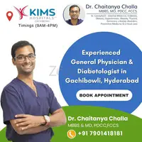 Best General Physician in KIMS Hospital Gachibowli Hyderabad | Dr. Chaitanya Challa
