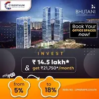 Look at your dream Commercial Office Spaces by Bhutani Cyberthum in Greater Noida