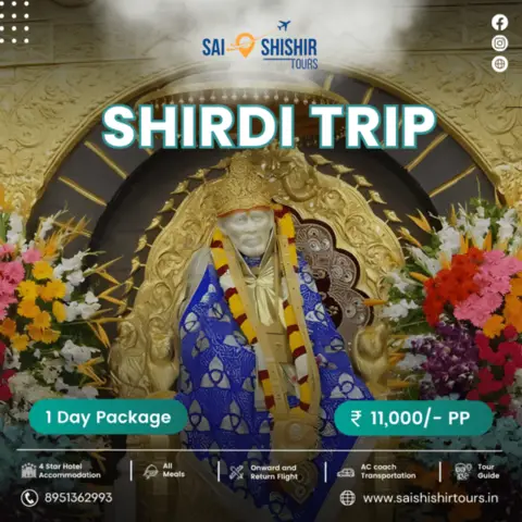Shirdi package from Bangalore by flight | Saishishir Tours - 1