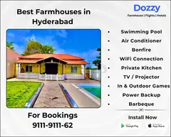 Luxury farmhouses near Shamshabad