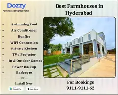 Holiday Homes for Rent in Hyderabad - Dozzy Farmhouse