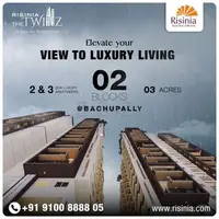 Gated Community Flats for Sale in Bachupally | The Twinz by Risinia