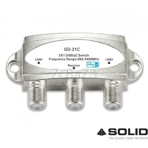 SOLID GD-21C 2 in 1 DiSEqC Switch - 1/1