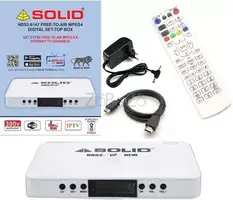 SOLID HDS2-6147 DVB-S2/MPEG-4 FullHD FTA Set-Top Box with SOLID OTT App - 1