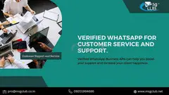 VERIFIED WHATSAPP FOR CUSTOMER SUPPORT