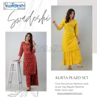 Chic Comfort: Palazzo Kurti Sets Online for Effortless Fashion - 2