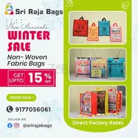 Premium D-Cut Plain Bags Wholesale  || Sri Raja Bags