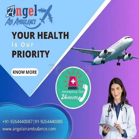 Angel Air Ambulance Service in Patna Helps Patients by Shifting them to Stable Health - 1