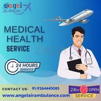 Utilize World-Best Air Ambulance Service in Guwahati with Ventilator Support - 1