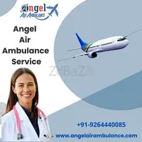 Book Credible Angel Air Ambulance Service in Raipur at Low-fare