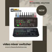 Use video mixer switcher from your news debate - 1