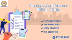 Packers and Movers Bill For Claim ghaziabad, GST Bill - 1