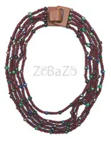 5 layer Beaded Necklace with stylish hook in Bangalore - Akarshans