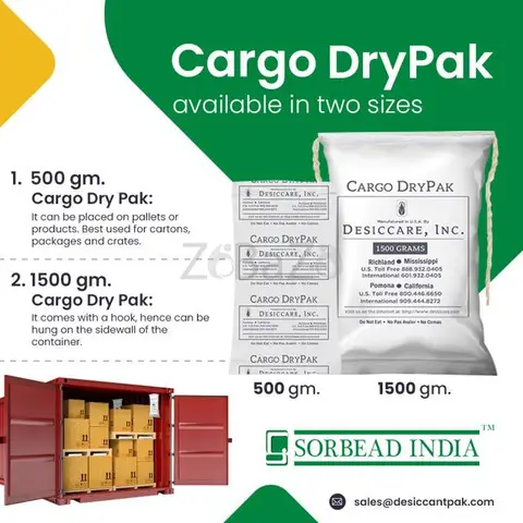 Container desiccant bag shipping containers - 1