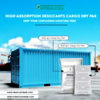 Container desiccant bag shipping containers