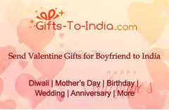 Send Valentine's Day Gifts for Boyfriend to India