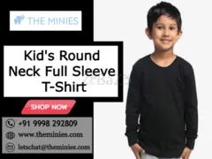 Are You Searching Kid's Round Neck Full Sleeve T-Shirt in Vadodara? - 1