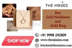Buy Gold Necklaces and Ring Online at Best Prices in India - The Minies