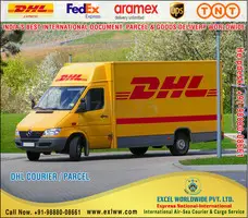 International Air Ship Courier Parcel Cargo Service Company in India Punjab, DHL Fedex