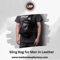 Stepping In Style Sling Bag for Men in Leather – Leather Shop factory