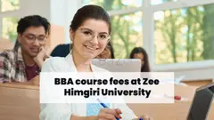 BBA Course Fees at Zee Himgiri University - 1