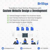 Get Custom Website Design & Development Services from Brilliqs