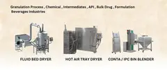Top Notch Manufacturers of Fluid Bed Dryer in Mumbai