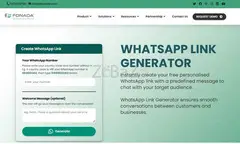 WhatsApp Link Generator by Fonada
