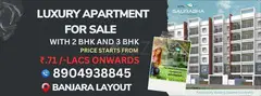 1305 Sq.Ft Flat with 3BHK For Sale in MNM KPL SAURABHA