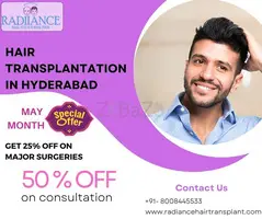 Top Hair Transplantation Clinics in Hyderabad | Natural Results Guaranteed
