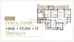 3 BHK Apartment in Noida Extension - Gaur Centurian Park