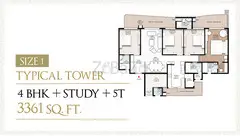 3 BHK Apartment in Noida Extension - Gaur Centurian Park