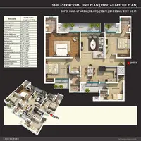 Gaur Leisure park - 3 BHK Apartment in Greater Noida