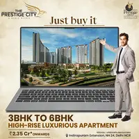 3 BHK Flat in Indirapuram Extension - The Prestige City